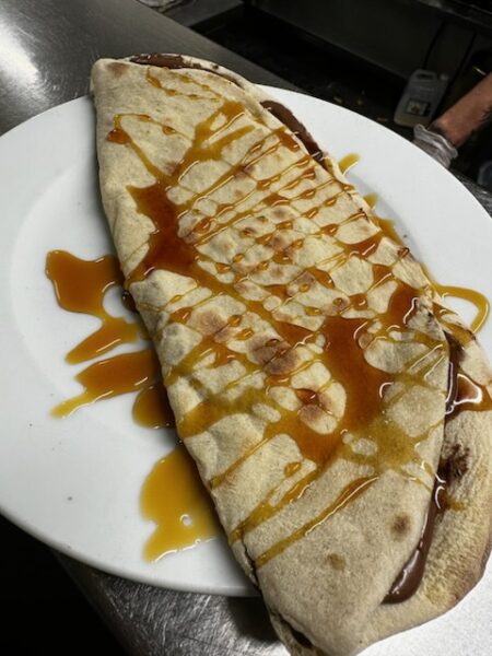Pizza nutella